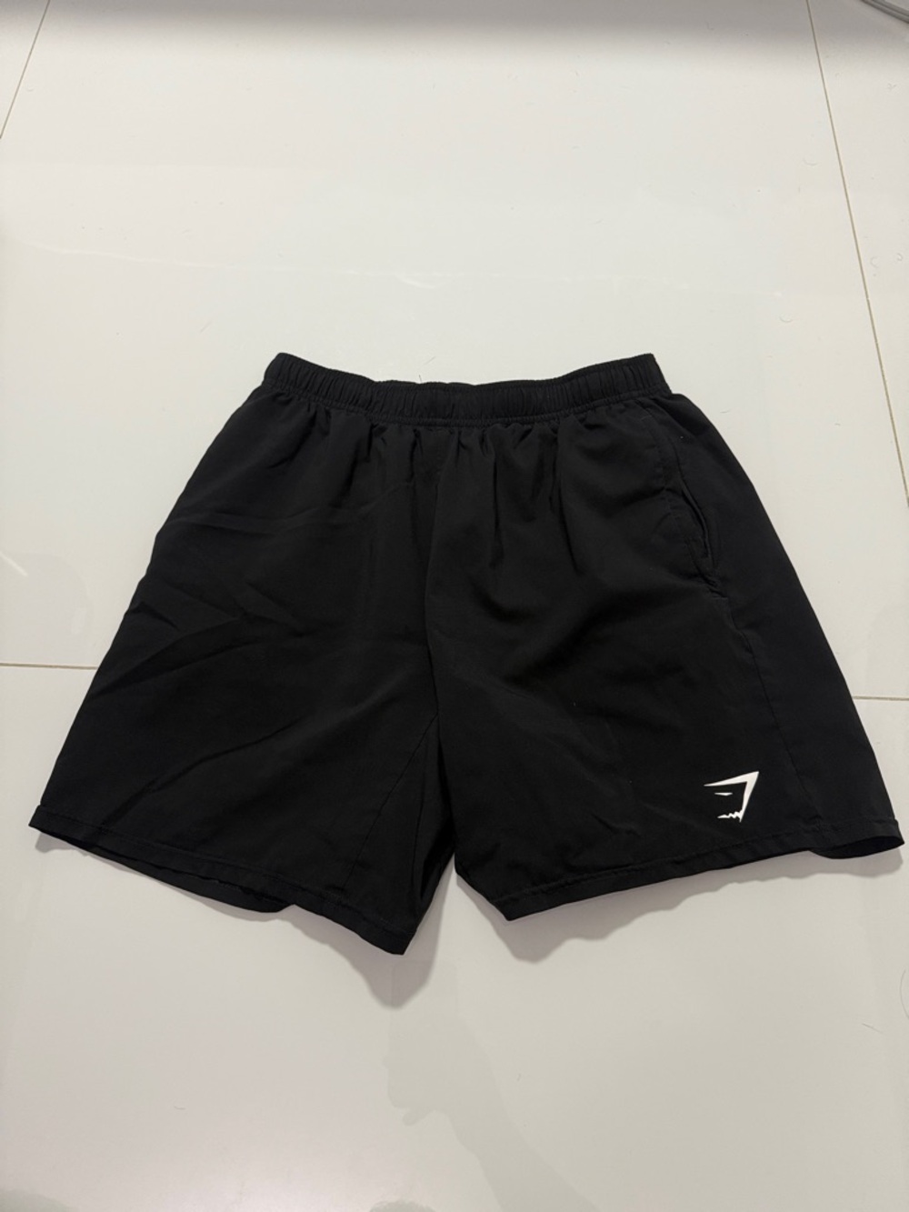 Gymshark Black Men's Athletic Shorts with Logo